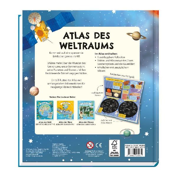 TRÖTSCH - Kinderatlas Das große Entdeckerbuch Atlas des Weltraums| Ab 8 Jahren