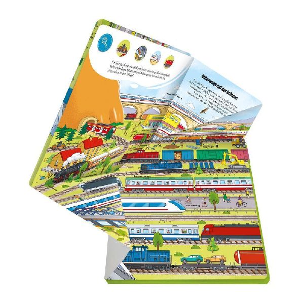 TRÖTSCH - Wimmelbuch Fahrzeuge Klapp-auf-Wimmelbuch| Ab 3 Jahren