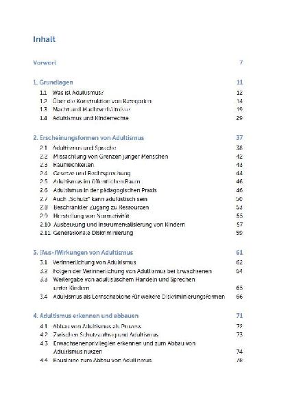 Adultismus wahrnehmen, reflektieren, abbauen
