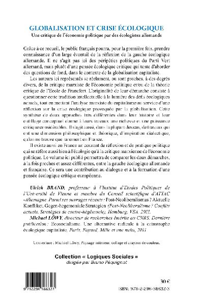 Globalisation et crise écologique