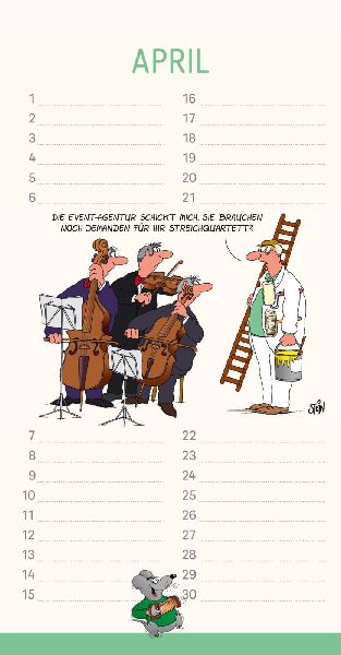 Uli Stein Geburtstagskalender 2027: Wandkalender