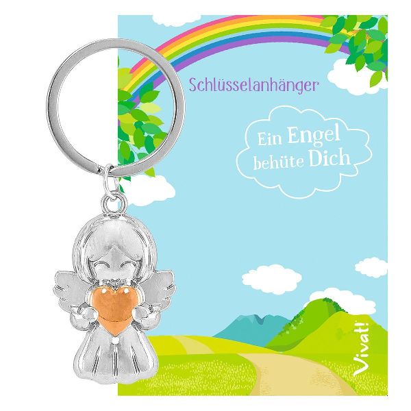 Schlüsselanhänger 'Ein Engel behüte dich'