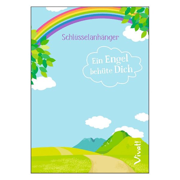 Schlüsselanhänger 'Ein Engel behüte dich'