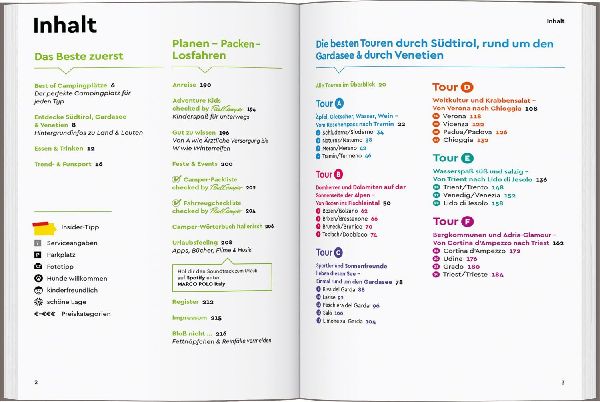MARCO POLO Camper Guide Südtirol, Gardasee & Venetien
