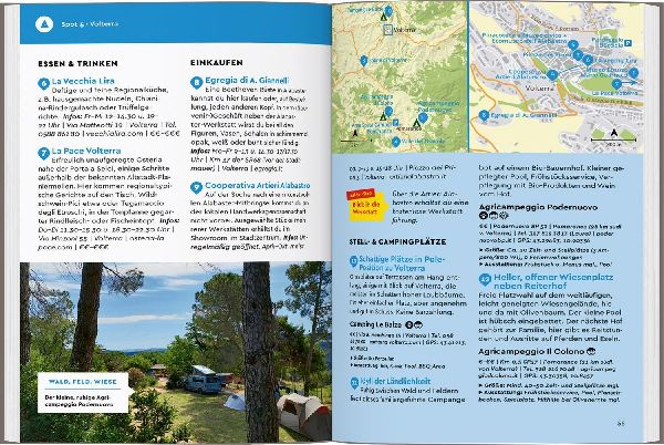 MARCO POLO Camper Guide Toskana, Umbrien & Marken
