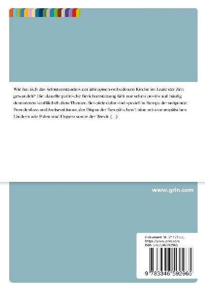 Das politische Selbstverständnis der äthiopisch-orthodoxen Kirche im Wandel