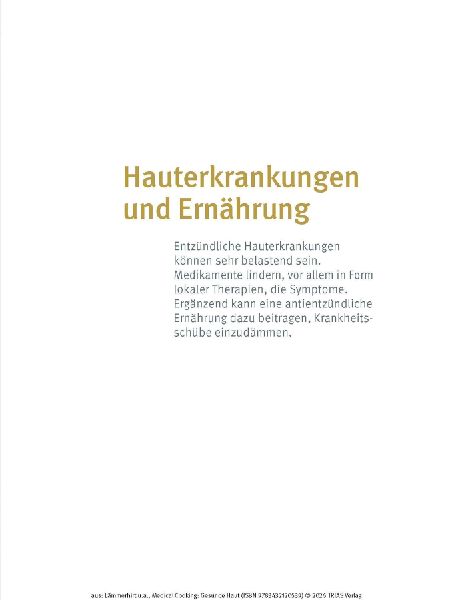Medical Cooking: Gesunde Haut