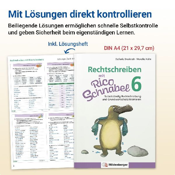 Rechtschreiben mit Rico Schnabel, Klasse 6