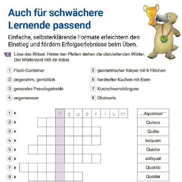 Rechtschreiben mit Rico Schnabel, Klasse 6
