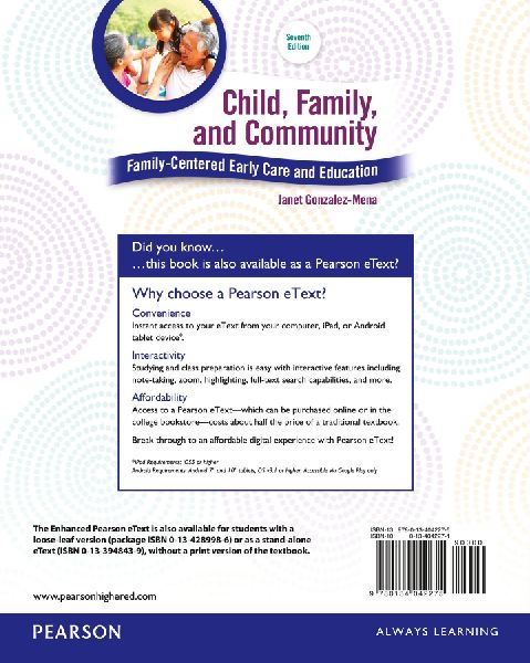 Child, Family, and Community: Family-Centered Early Care and Education