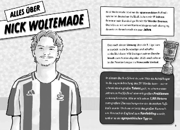 Mein Fußballheld Nick Woltemade - Seine Geschichte, seine Spiele, seine Rekorde