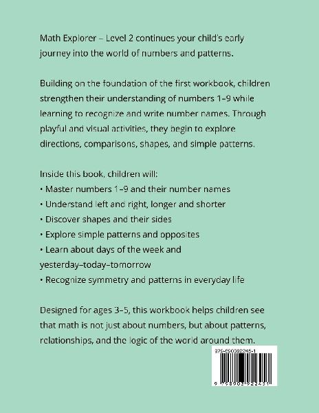 Math Explorer Workbook Level 2