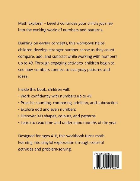 Math Explorer Workbook Level 3