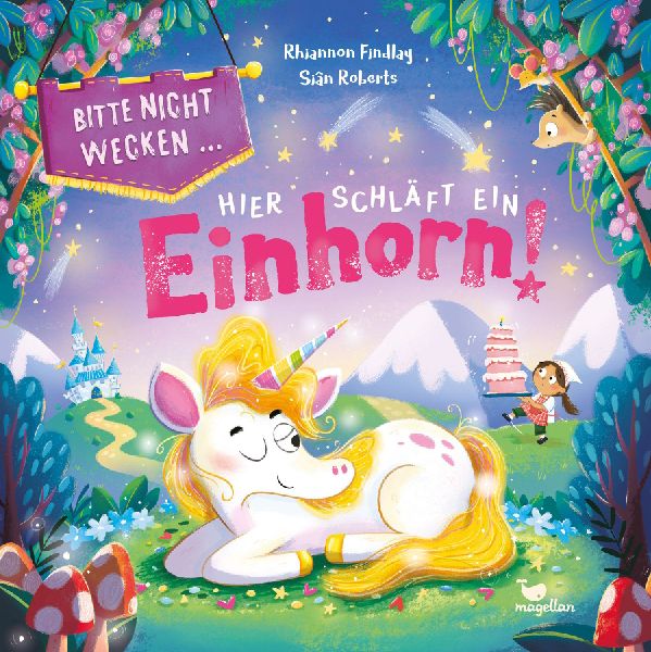 Bitte nicht wecken ... Hier schläft ein Einhorn!