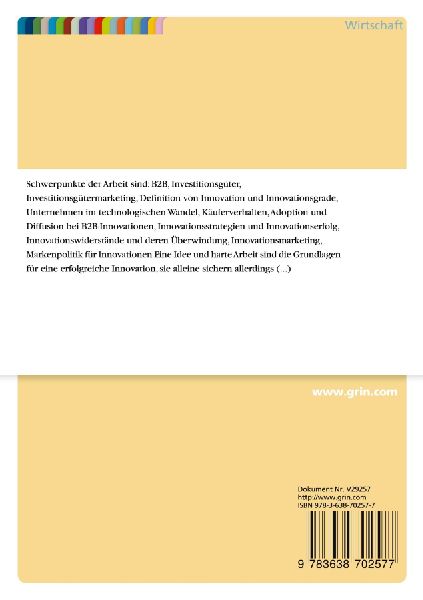 Die Bedeutung von Innovationen für den Produkterfolg im B2B-Bereich