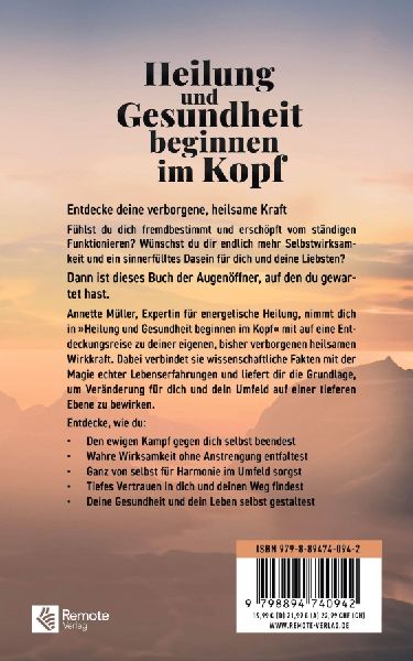 Heilung und Gesundheit beginnen im Kopf