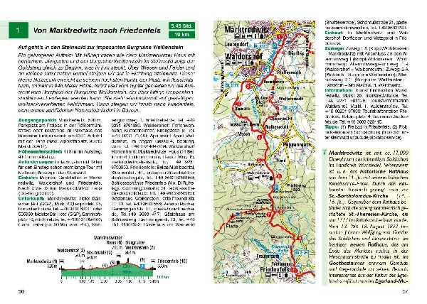 ROTHER Wanderführer Goldsteig. Alle Etappen der Nord- und der Südroute von Marktredwitz nach Passau