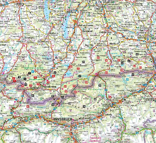 ROTHER Wanderbuch Wilde Wege Ammergau - Wetterstein - Karwendel - Bayerische Voralpen