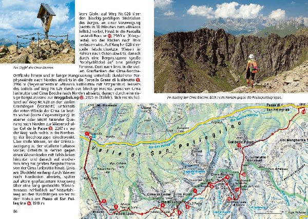 ROTHER Wanderführer Dolomiten - Fassatal. 52 Touren - mit Rosengarten, Langkofel, Sella und Marmolada