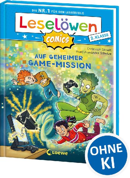 Leselöwen Comics 2. Klasse - Auf geheimer Game-Mission