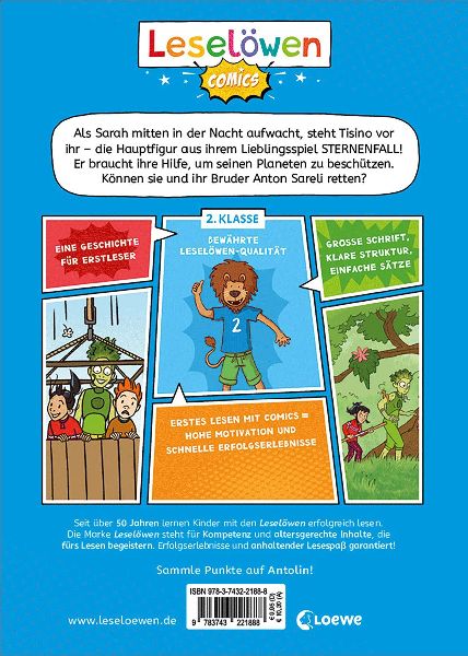 Leselöwen Comics 2. Klasse - Auf geheimer Game-Mission