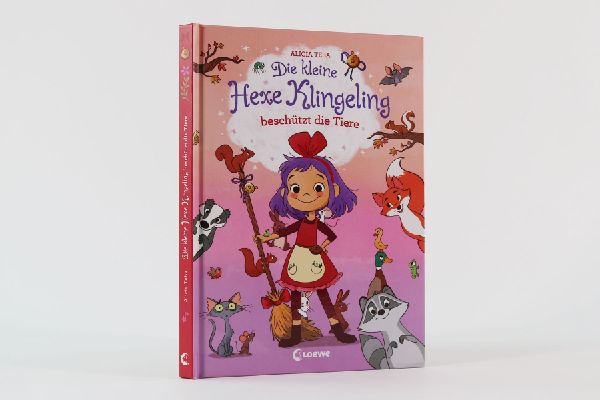 Die kleine Hexe Klingeling beschützt die Tiere