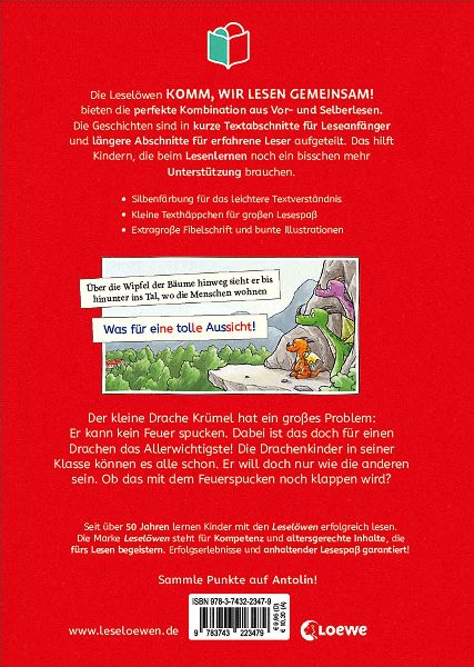 Leselöwen - Komm, wir lesen gemeinsam! - Der kleine Drache Krümel