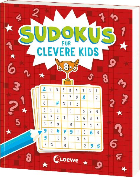 Sudokus für clevere Kids 8+ [rot]