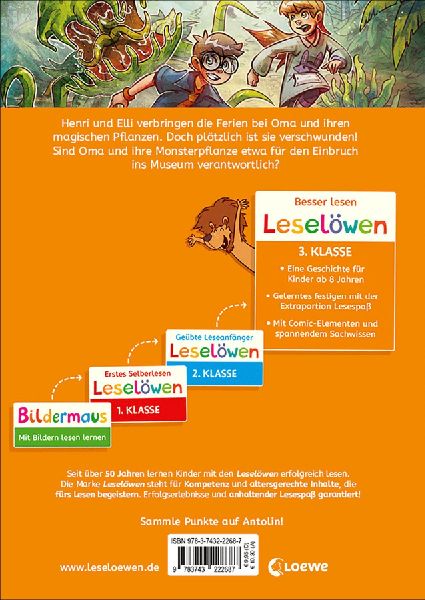 Leselöwen 3. Klasse - Die Monsterpflanze ist los!