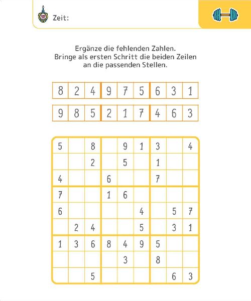 Sudokus für clevere Kids 9+ [blau]