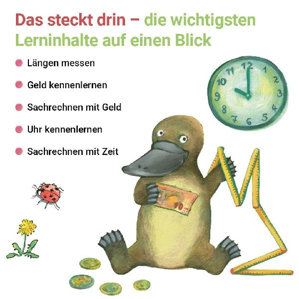 Rechnen mit Rico Schnabel Klasse 2, Heft 3 - Selbstständig Größen und Sachrechnen trainieren