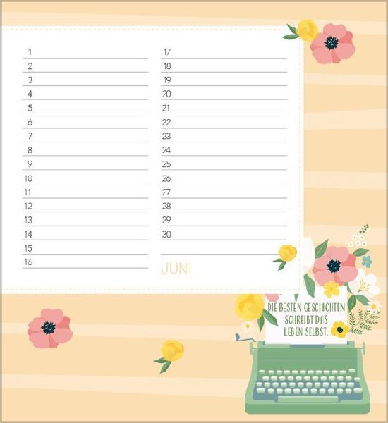 Geburtstagskalender Happy Mind
