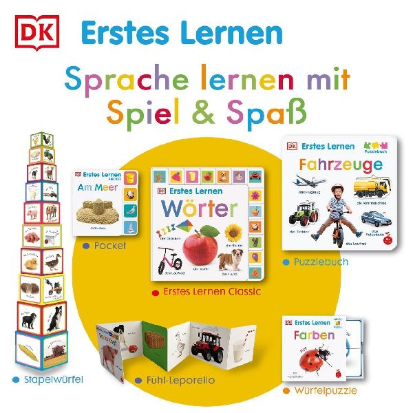 Erstes Lernen Fühl-Leporello. Schlaf schön!
