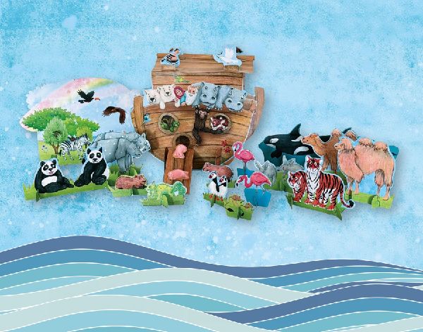 Meine bunte Arche Noah. Steckfiguren-Spaß