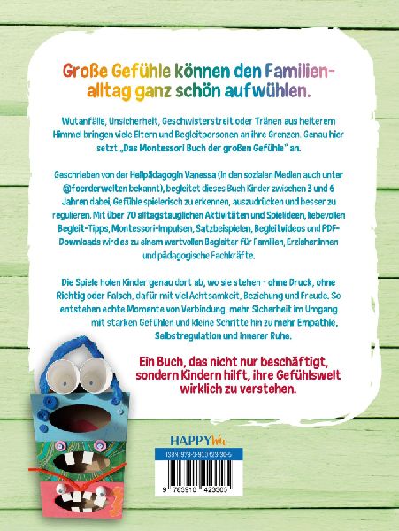 Das Montessori Buch der großen Gefühle