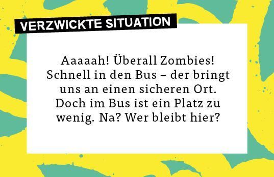 Kartenspiel: Rette sich, wer kann! - Das Diskussions-Spiel