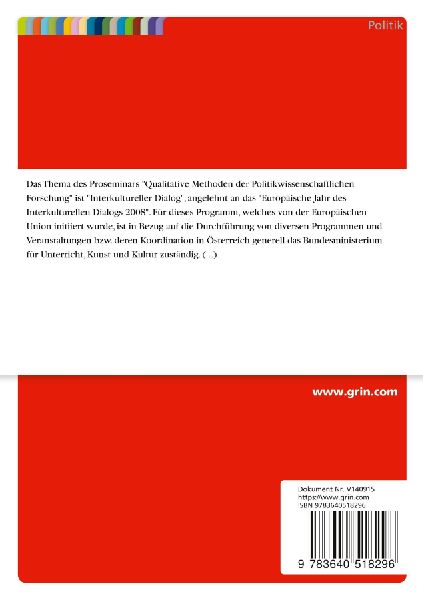 Interkultureller Dialog durch kommunale Kulturpolitik in der Gemeinde Mattsee