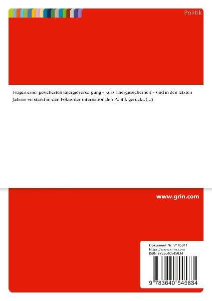 Die europäische Erdgaspipeline "Nabucco"