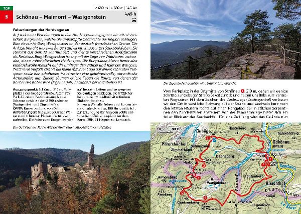 ROTHER Wanderführer Vogesen. 60 Touren zu Panoramagipfeln, Felsen, Seen und Burgen zwischen Elsass und Lothringen