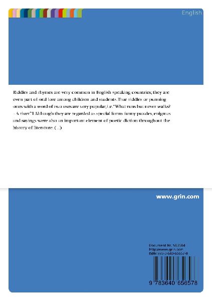 Riddles In Literature: Old English Riddle