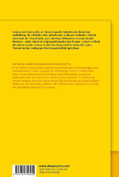 Kant - ein Kritiker Lessings?