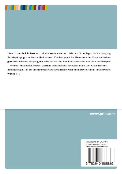 Können wir uns von Demenz 'berühren' lassen?
