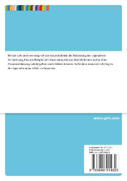 Abmoosen (Markottieren) (Unterweisung Zierpflanzenbauer / -in)
