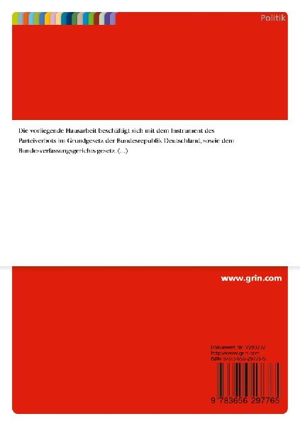 § 21 Abs. 2 GG - Von der Abstumpfung der schärfsten Waffe des Grundgesetzes