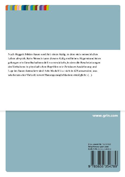 Raum-Zeit-Geographie - Zwei Forschungsfelder der Humangeographie