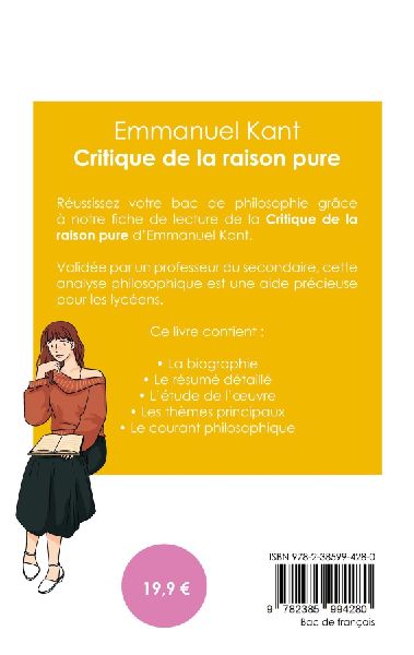 Réussir son Bac de philosophie 2026 : Analyse de la Critique de la raison pure de Emmanuel Kant