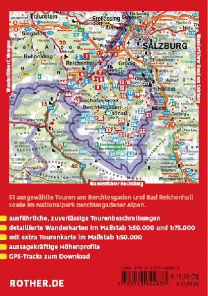 ROTHER Wanderführer Berchtesgadener Land. 51 Touren - Berchtesgaden, Bad Reichenhall, Nationalpark Berchtesgaden, Königssee