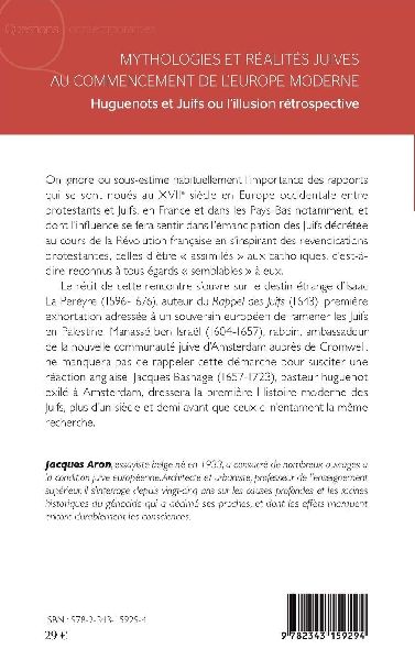 Mythologies et réalités juives au commencement de l'Europe moderne