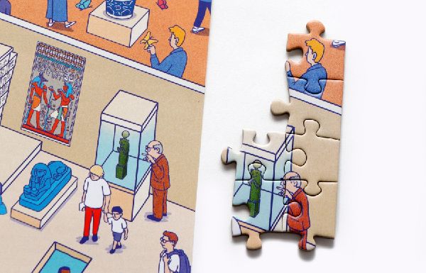 Die Welt des Museums - Puzzle 1000 Teile