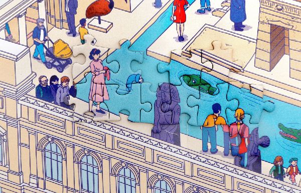 Die Welt des Museums - Puzzle 1000 Teile